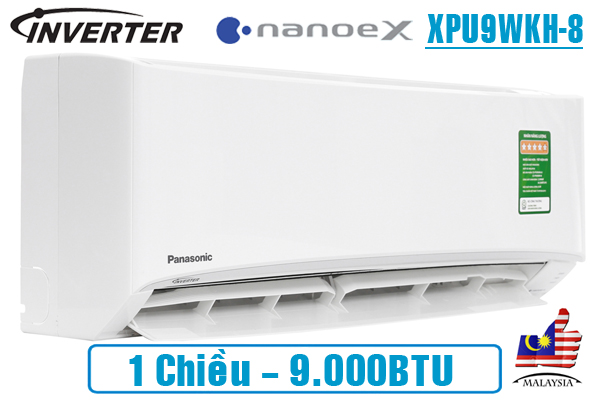 Panasonic XPU9WKH-8, Điều hòa Panasonic 9000 BTU 1 chiều NanoeX
